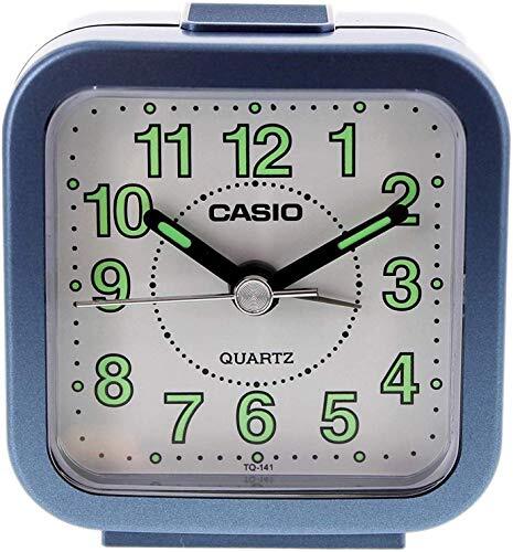 Casio Piepblauwe wekker TQ141-2