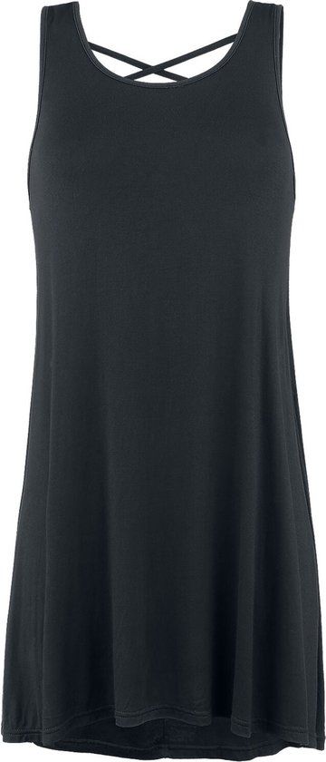 Black Premium by EMP Zwarte jurk met vetersluiting - Dames - S