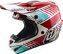 Troy Lee Designs GP Pro MIPS Segment Motocrosshelm - Rood/wit - Maat XS