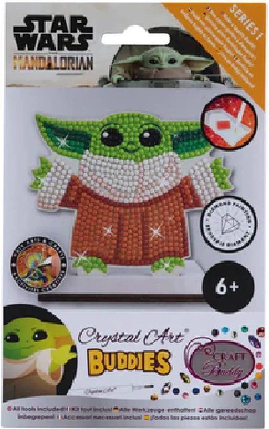 Crystal Craft Buddy Crystal Art Figurine: Star Wars: Grogu
