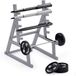 Marque non spécifiée Mini porte-stylo - Design fitness - Rack à squats et support d'haltères - Gris - 3 broches