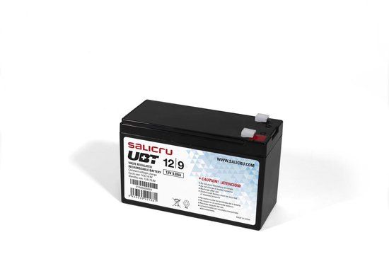 UPS-accu - 12V - 9Ah - Zwart