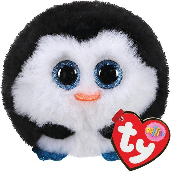 TY Teeny Puffies Waddles Penguin - 10cm - Pluche Knuffel