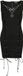 Gothicana by EMP Gothicana kort zwart jersey jurkje met vetersluiting - Dames - L