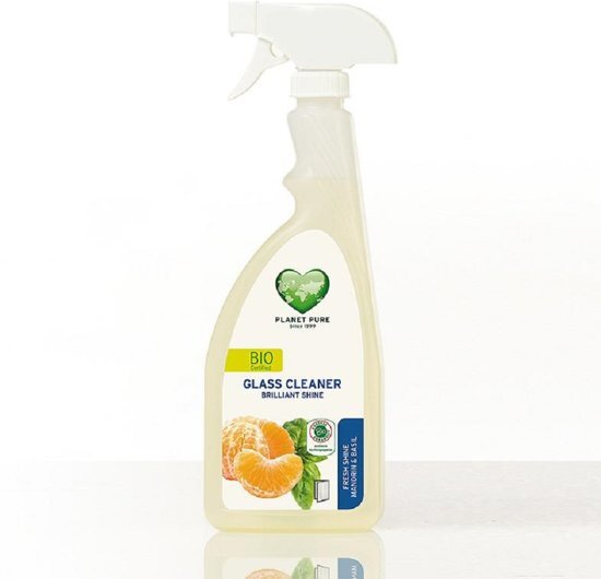 Planet Pure Glasreiniger Spray Mandarijn & Basilicum