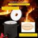 Merkloos Metaalgieterij Propane-smeltoven – 2 kg – Ovenbouwset – met grafiet-smelbekken en tang – Smelt voor gieterijen