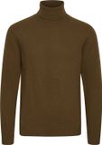 Casual Friday Karl roll neck bounty knit Heren Trui - Coffee Liqueúr Melange - Maat XL
