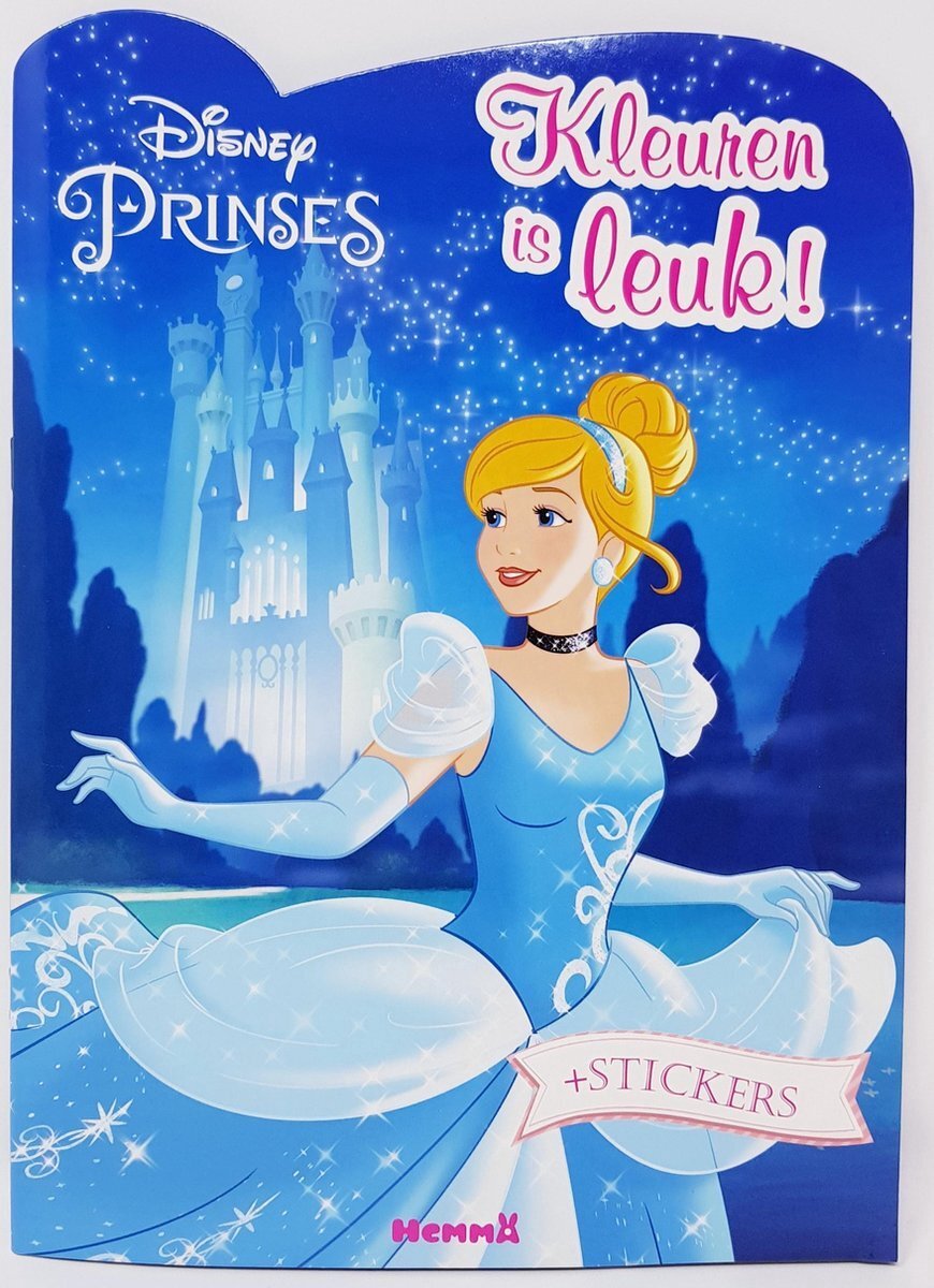 Boek Specials Nederland DISNEY PRINCESS KLEUREN IS LEUK! MET STICKERS