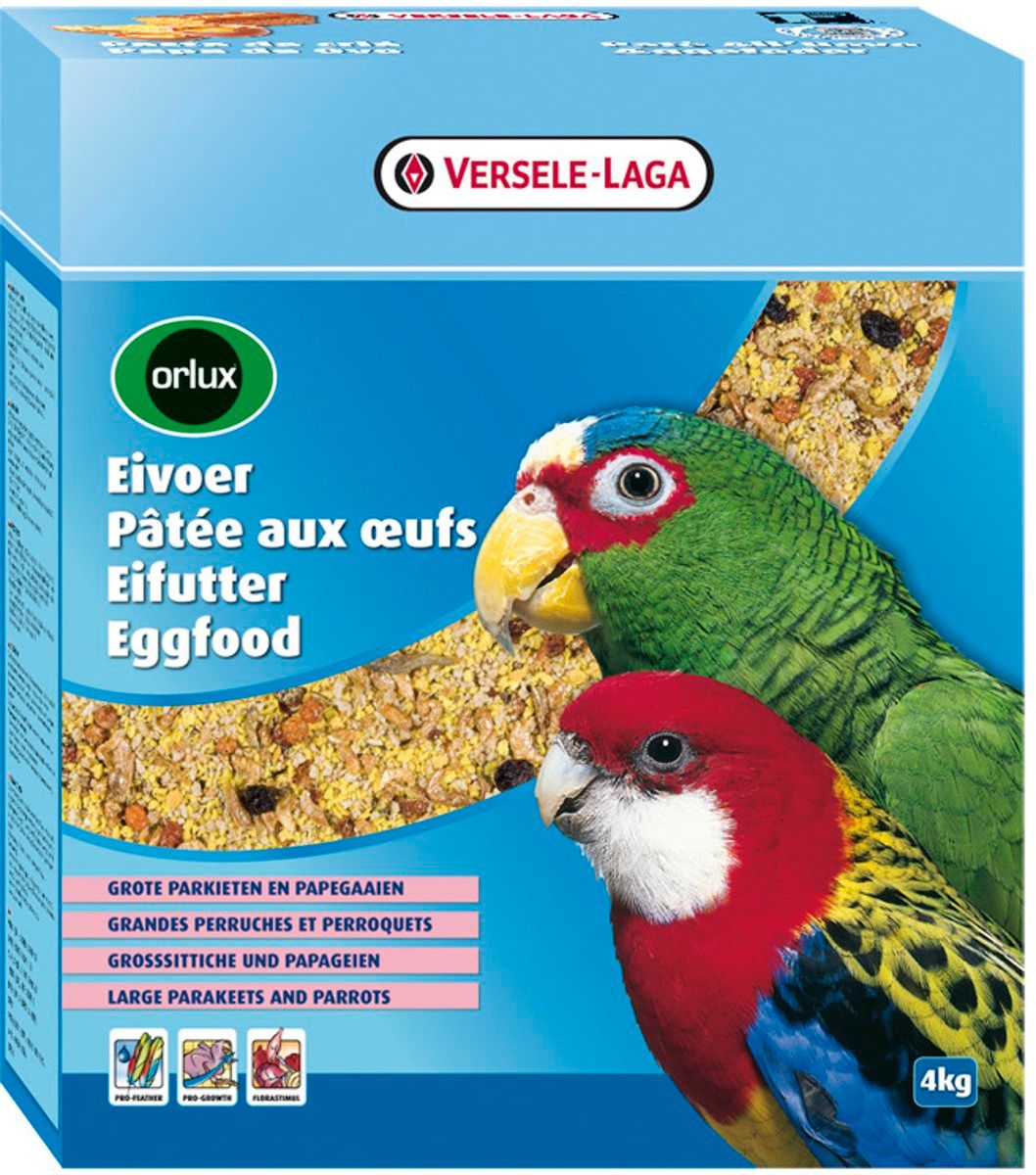 ORLUX Eivoer Droog Grote Parkiet/Papegaai - 4 kg