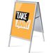 Take Away Stoepbord A1 compleet - Showdown