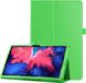 Lunso - Stand flip sleepcover hoes - Geschikt voor Lenovo Tab P11 / P11 Plus - Groen