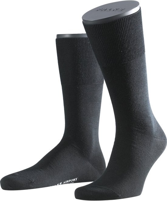 FALKE Ergonomic Sport System FALKE Airport 14435 Heren Sokken - Anthracite Melange - Maat 41-42