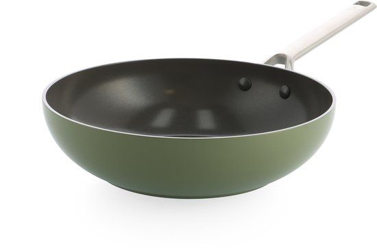 BK Sublime Wokpan 28cm - Olijfgroen