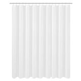 N&Y HOME Extra breed extra lang stoffen douchegordijn voering 274 x 213 cm, hotelkwaliteit, wasbaar, witte spa badkamer gordijnen met doorvoertules, 108 x 84 cm