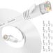 Câble réseau Câble Internet - Cat 6 - 10 mètre - Blanc