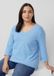 s.Oliver Curve s.Oliver T-shirt V-hals Korte mouw Hemelsblauw Katoen Maat 44