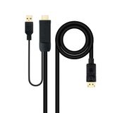 Brightium HDMI-naar-DP converterkabel, 1,8 m, HDMI/M naar DP/M
