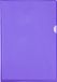 Exacompta Pak van 100 L mappen - gladde PVC 13/100e - A4 - Purper