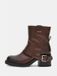 GUESS Dameslaarzen Benji Bruin Leer/Synthetisch Enkellaarzen Maat 41