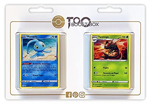 my-booster Yanmega 2/72 & Manaphy 24/72 - Tooboost X Epée & Bouclier 4.5 Destinées Radieuses - Doos met 10 Franse Pokemon kaarten