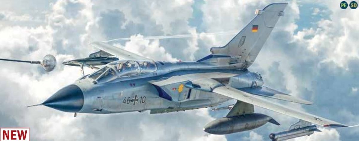 Italeri 2517 Tornado ECR, schaal 1:32, kunststofmodel, modelbouw, vliegtuig, luchtvaart, militair, 2517