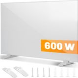 Berdsen Chauffage infrarouge, radiateur, 600 W, chauffe rapide, étanche, économe en énergie, montage facile