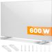 Berdsen Chauffage infrarouge, radiateur, 600 W, chauffe rapide, étanche, économe en énergie, montage facile