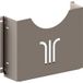 Elmeko ST-A4-U Porte-schéma de raccordement Vissable Acier feuilleté Gris clair (l x l x h) 87 x 330 x 257 mm 1 pièce