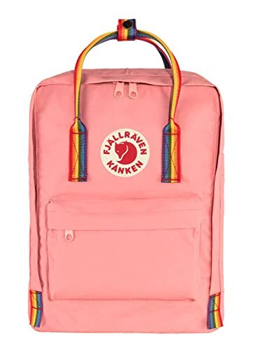 Fjällräven 23620 Kånken Rainbow Sports rugzak, uniseks, roze regenboogpatroon, Taglia Unica