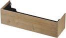 INK - Onderkast 1 Lade Push 2 Open - 1400x450x376 Mm - Ash Grey Fineer