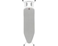 Brabantia Strijkplank B - met strijkijzerhouder - 124x38 cm - Metallic