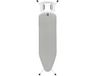 Brabantia Strijkplank B - met strijkijzerhouder - 124x38 cm - Metallic