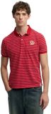 Superdry Vintage Stripe Jersey Korte Mouw Poloshirt Rood 2XL Man