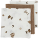 MEYCO Gaasluiers 3-pack Forest Animals - Toffee - 70 x 70 cm