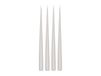 Scandi Essentials Bougie antique Atmosphere 32 cm, lot de 4 Gris glacé