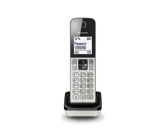 Panasonic KX-TGDA30EXG DECT Phone | Black & Silver | Caller ID | Wireless Handset