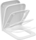 IDEAL STANDARD - BLEND CUBE ZITTING EN DEKSEL - WRAP-OVER SLOW CLOSING - EASY TAKE-OFF