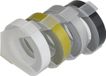 DESQ® Lettertapes 9 mm | 4 stuks | 3mtr per tape | Zwart, Zilver, Goud en Transparant