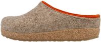 Haflinger Dames en Heren slippers Grizzly Kris bruin