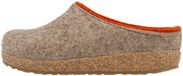 Haflinger Dames en Heren slippers Grizzly Kris bruin