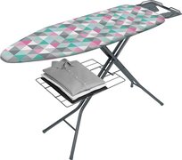 Metaltex Stiro Line Antares Strijktafel - 114x38 cm - Geometric - Verstelbaar In Hoogte