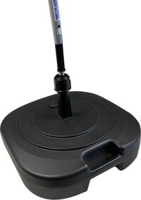 Beachflag watervoet - zwart - 480 x 480 mm