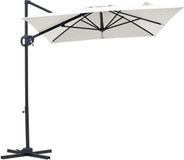 AXI Luma parasol zweefparasol 200x300 cm anthracite/beige