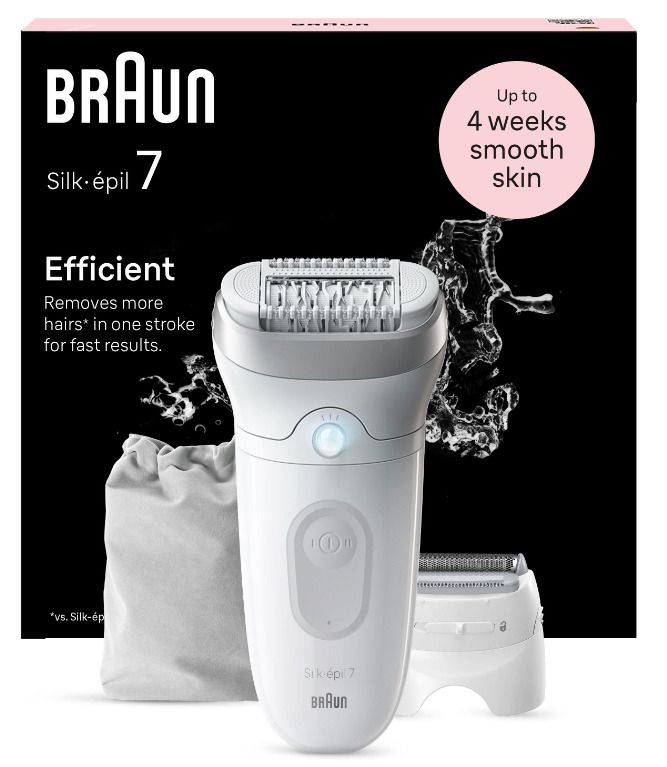 Braun Silk-épil 7 7-041 Epilator - Grey/White