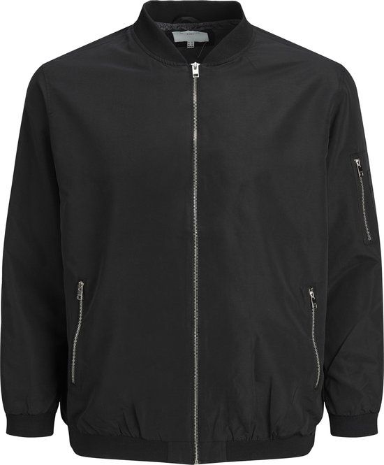 JACK&JONES PLUS JJERUSH BOMBER PS NOOS Men's Jacket - Size EU4XL US2XL - Black