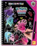 Lisciani Monster High Sketchbook Monster Friends Forever Scratch Reveal