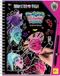 Lisciani Monster High Sketchbook Monster Friends Forever Scratch Reveal