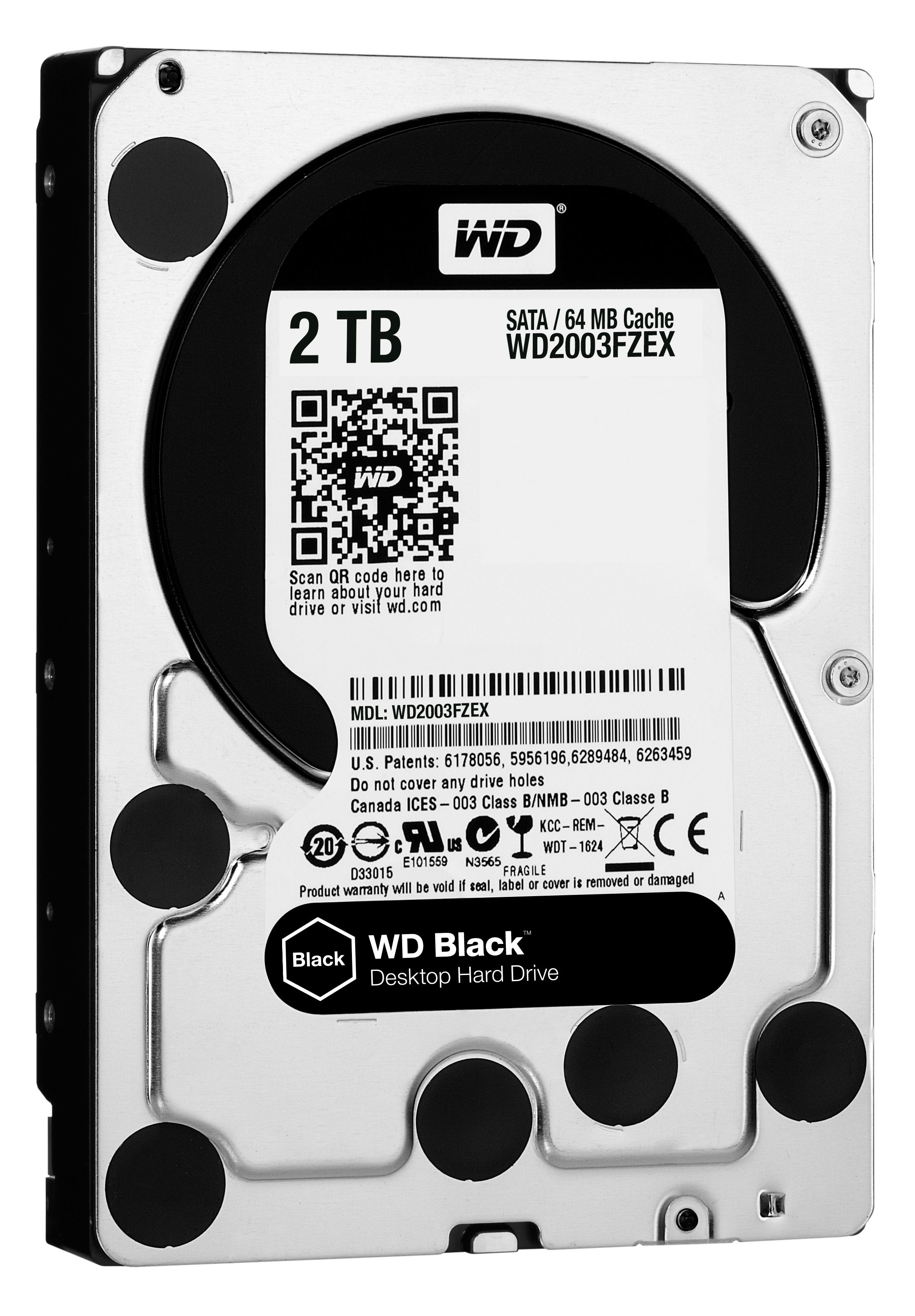 Western Digital Black 2TB 3.5" SATA III HDD