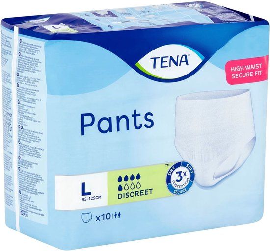 Tena Pants Discreet L Incontinentiebroekjes - 10 stuks - Unisex