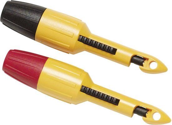 Fluke TP81 Insulation Piercing Clip Set - Rood, Zwart